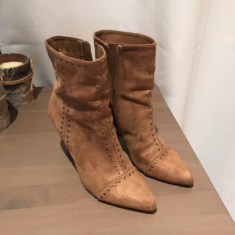 3/$30 Faux Suede Ankle Booties